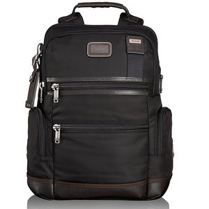 Tumi Alpha Bravo Knox backpack nylon + leather